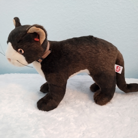 Vintage Ty Plush Cat "Mystery" with Collar and Original Tag - Picture 3 of 13